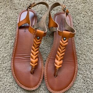 American Eagle Tan Sandals